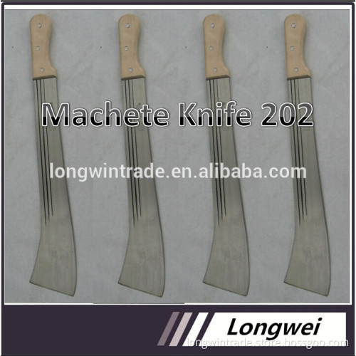 farming sugarcane machete knife with wooden handle for sale